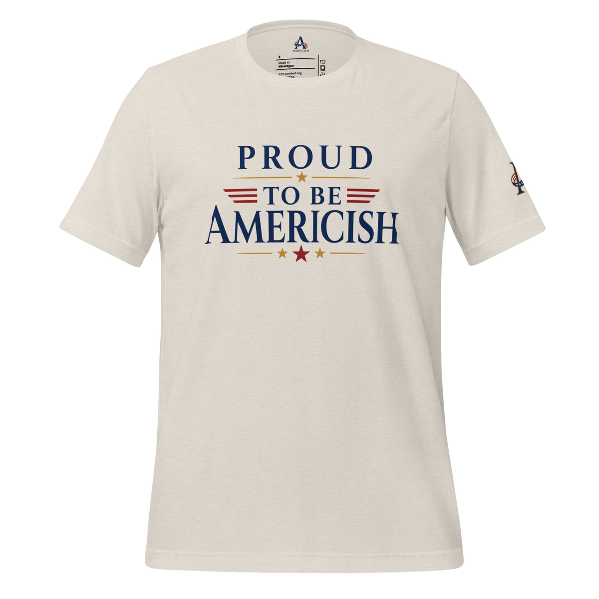 Proud-Americish & Collage Unisex T-shirt | Americish