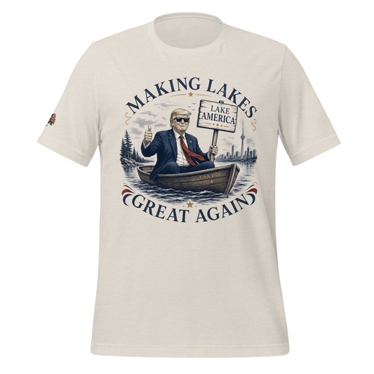 Making Lakes Great Again Trump Boat Unisex T-Shirt | Americish
