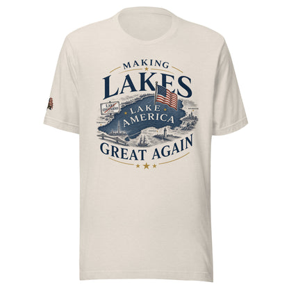 Making Lakes Great Again Map Unisex T-Shirt | Americish
