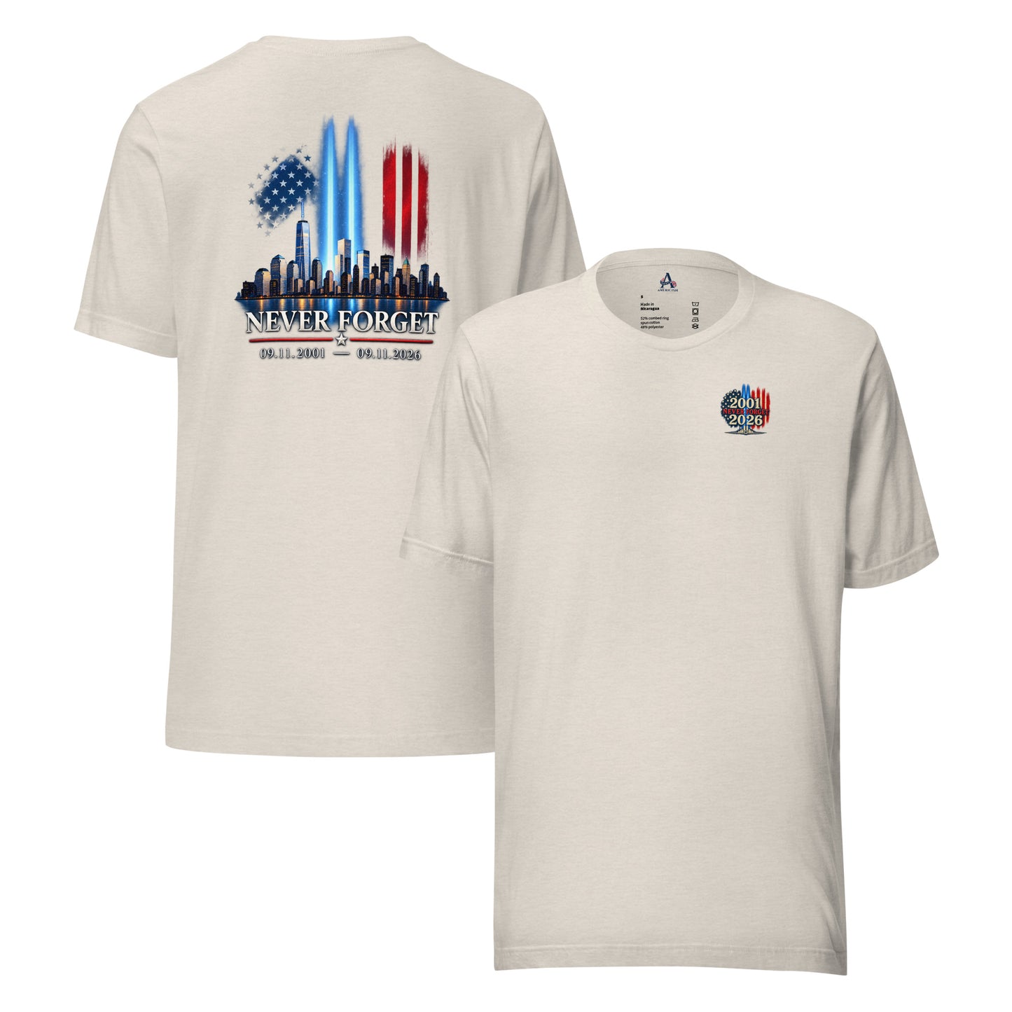 9/11 Never Forget Unisex t-shirt | Americish