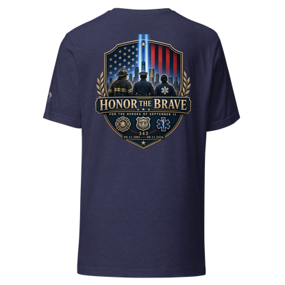 9/11-Honor the Brave Unisex t-shirt | Americish