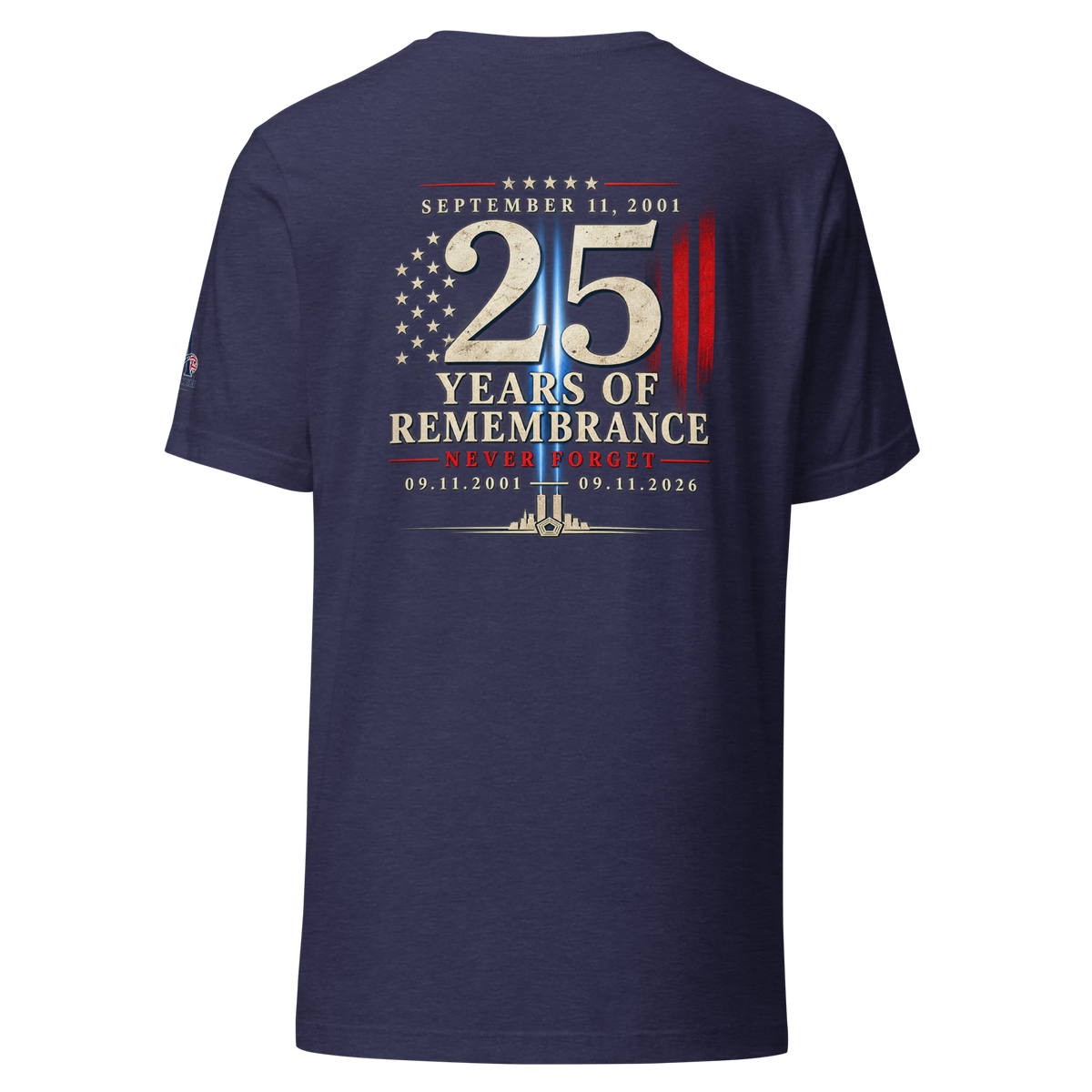 9/11-25 Yrs of Remembrance Unisex t-shirt | Americish