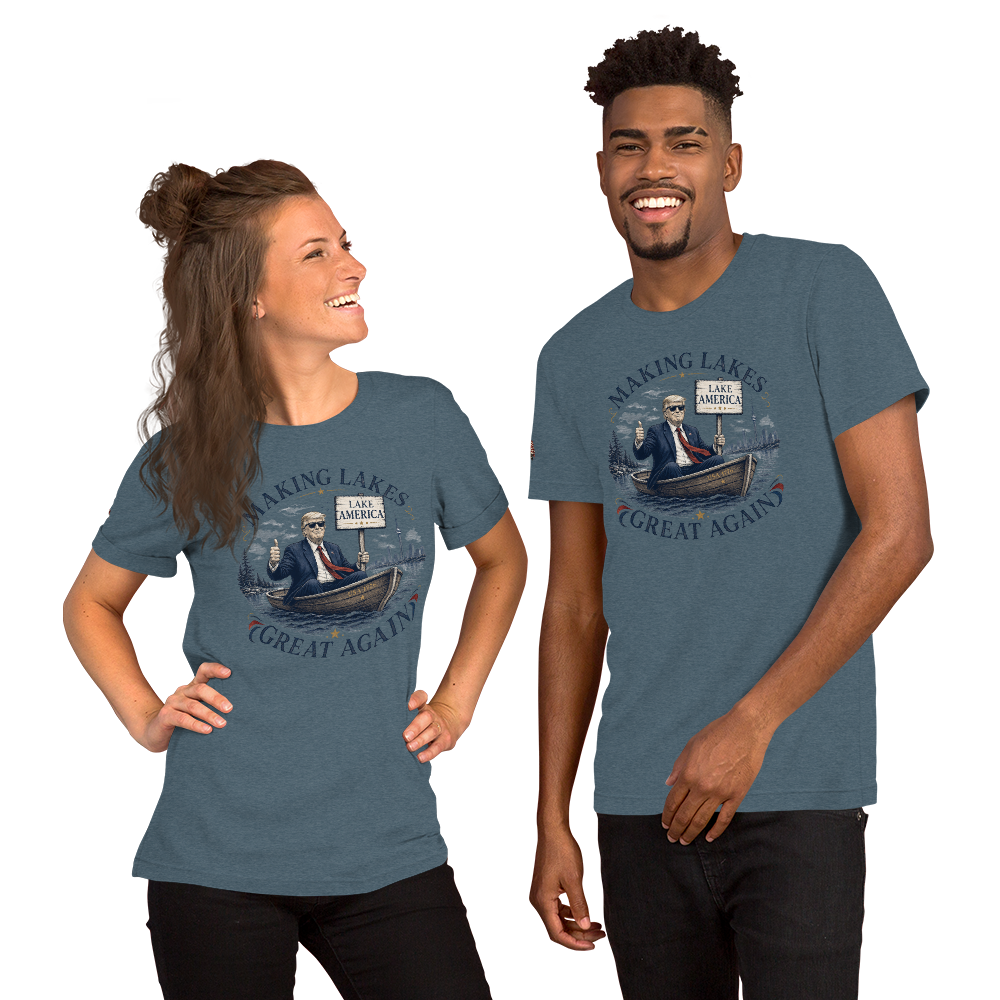Making Lakes Great Again Trump Boat Unisex T-Shirt | Americish