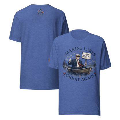 Making Lakes Great Again Trump Boat Unisex T-Shirt | Americish