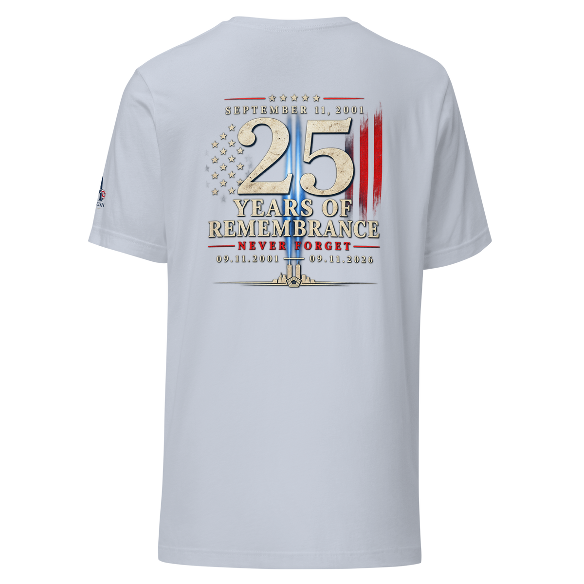 9/11-25 Yrs of Remembrance Unisex t-shirt | Americish