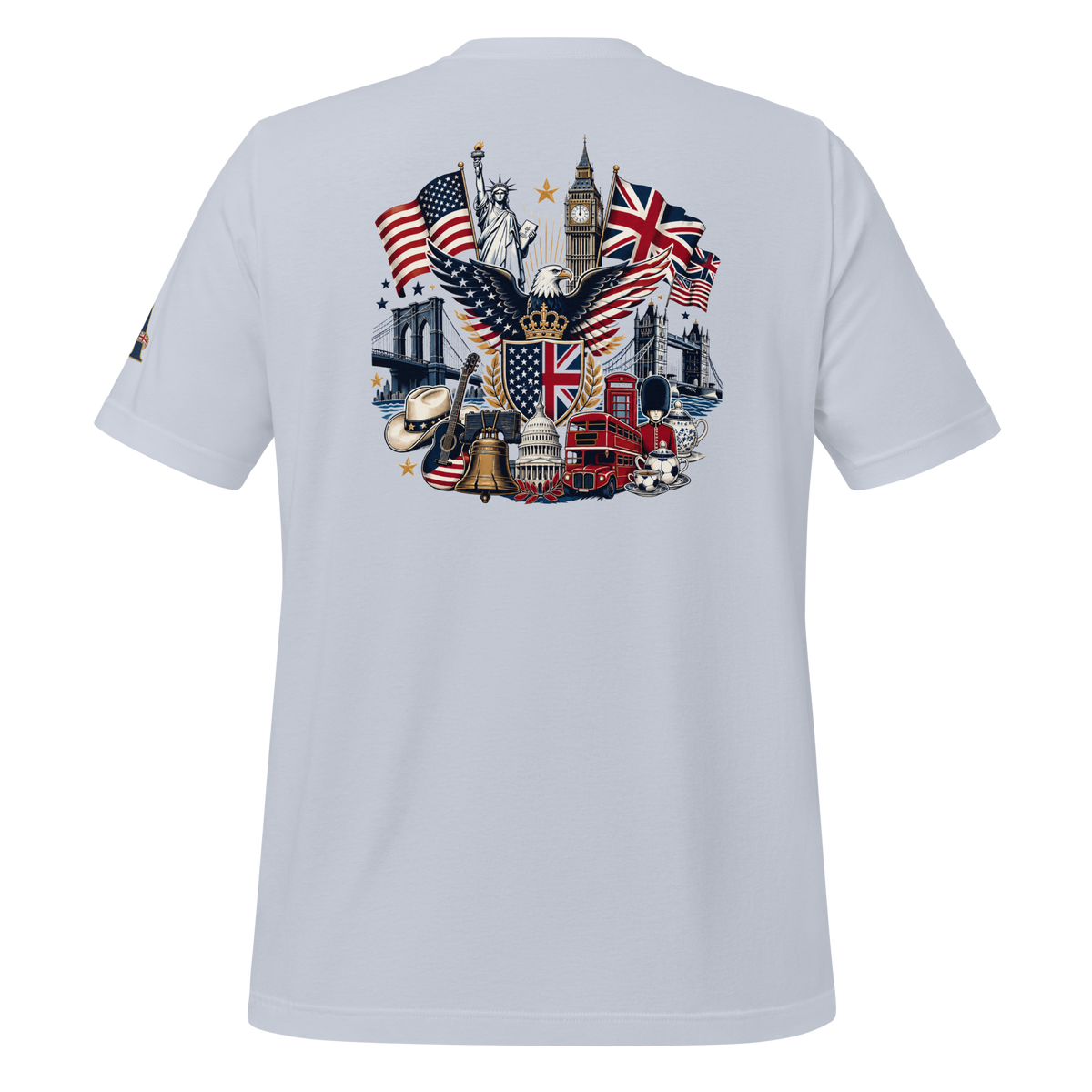 Proud-Americish & Collage Unisex T-shirt | Americish