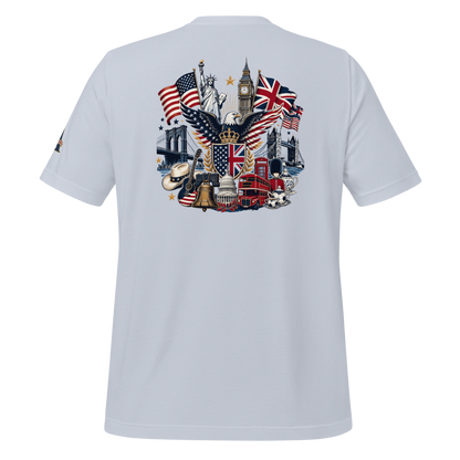 Proud-Americish & Collage Unisex T-shirt | Americish