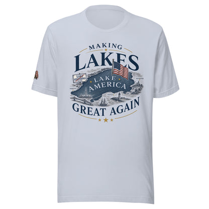 Making Lakes Great Again Map Unisex T-Shirt | Americish