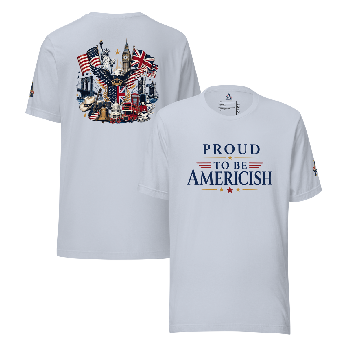 Proud-Americish & Collage Unisex T-shirt | Americish