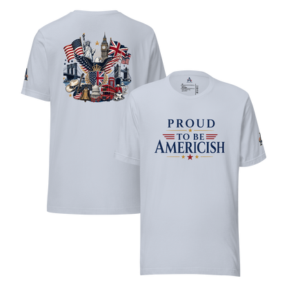 Proud-Americish & Collage Unisex T-shirt | Americish