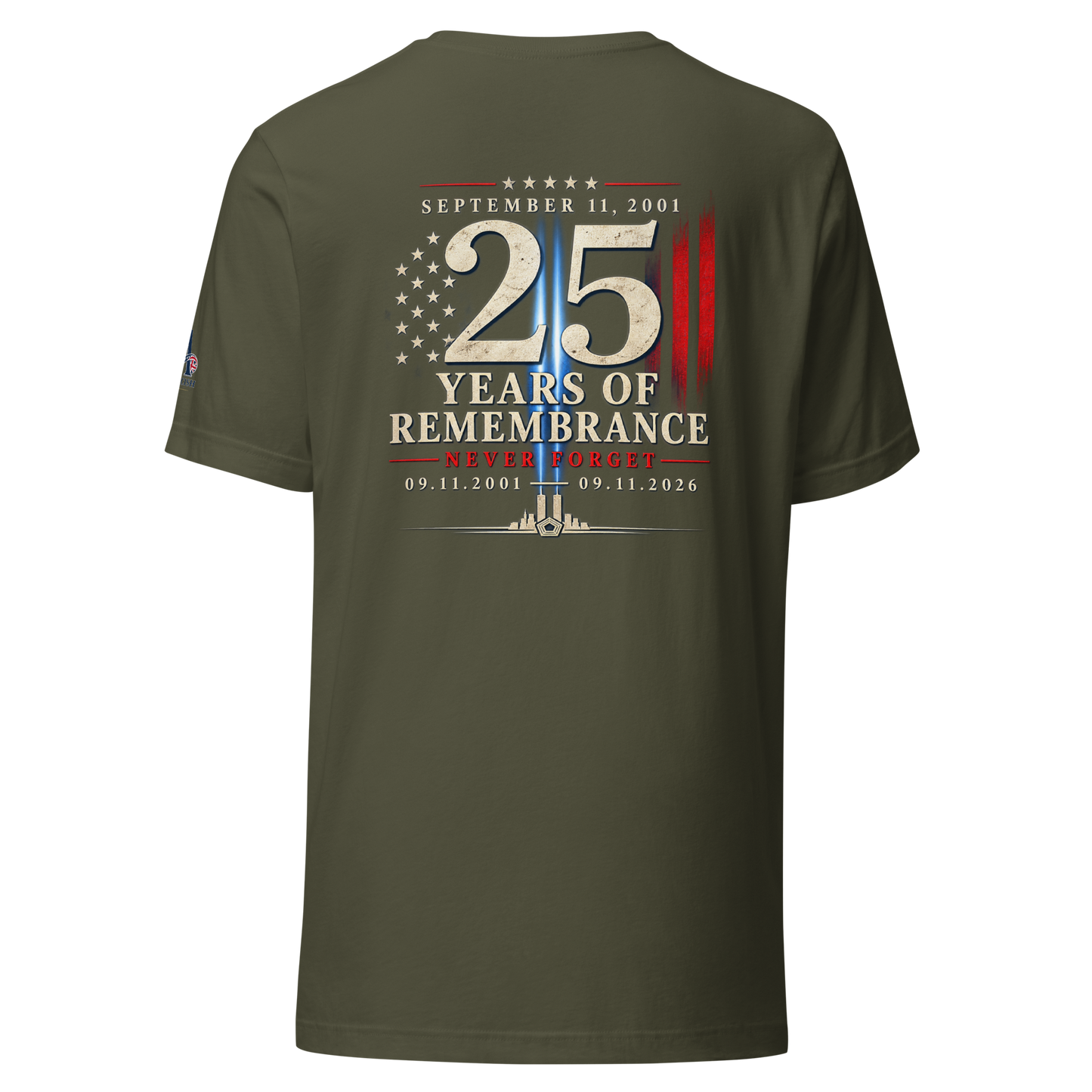 9/11-25 Yrs of Remembrance Unisex t-shirt | Americish