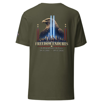 9/11 Freedom Endure Unisex t-shirt | Americish