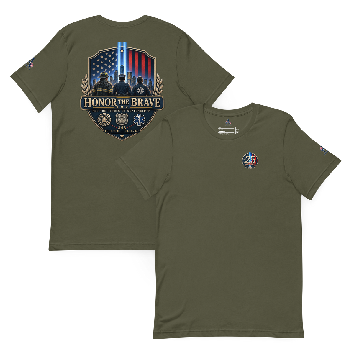 9/11-Honor the Brave Unisex t-shirt | Americish