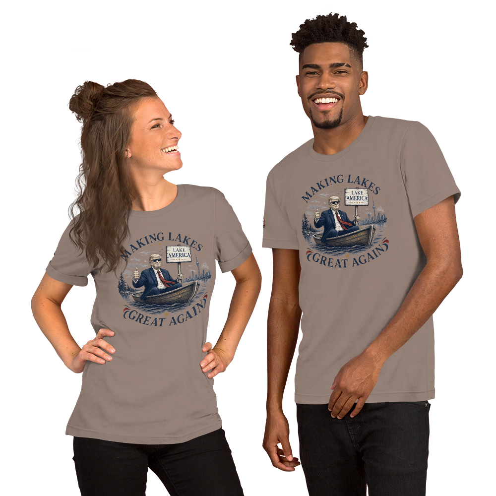 Making Lakes Great Again Trump Boat Unisex T-Shirt | Americish