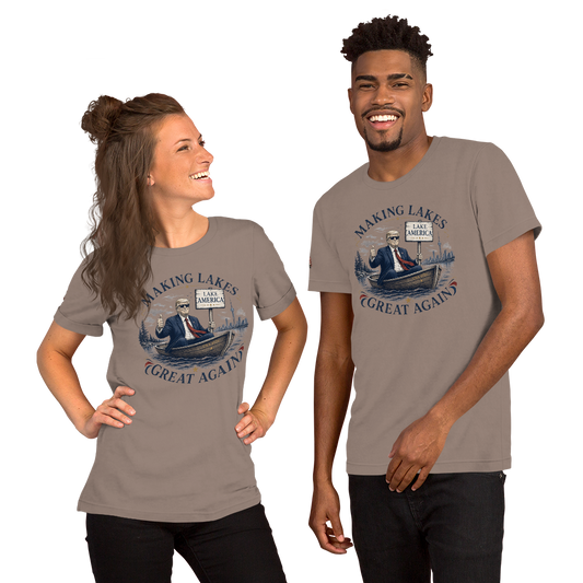 Making Lakes Great Again Trump Boat Unisex T-Shirt | Americish