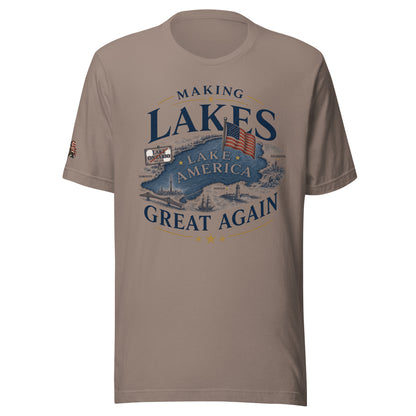 Making Lakes Great Again Map Unisex T-Shirt | Americish