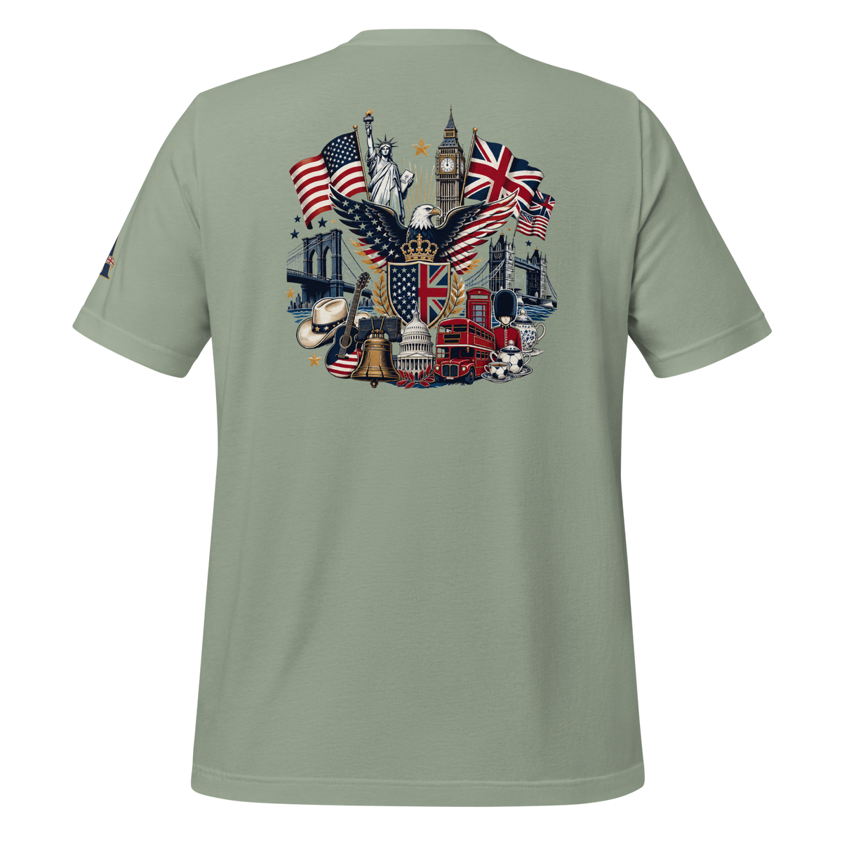 Proud-Americish & Collage Unisex T-shirt | Americish