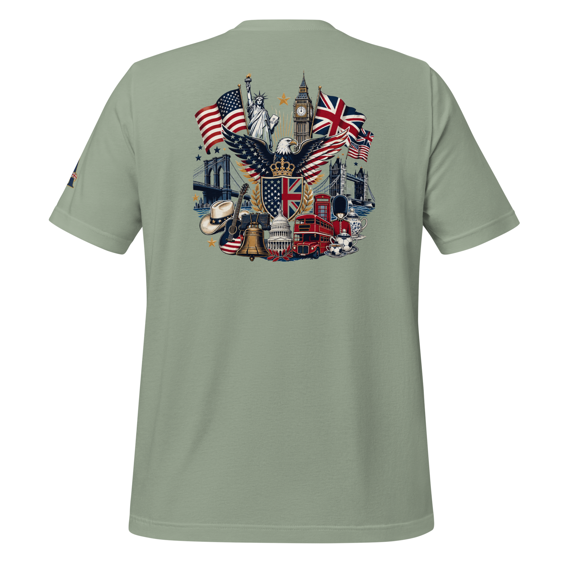 Proud-Americish & Collage Unisex T-shirt | Americish
