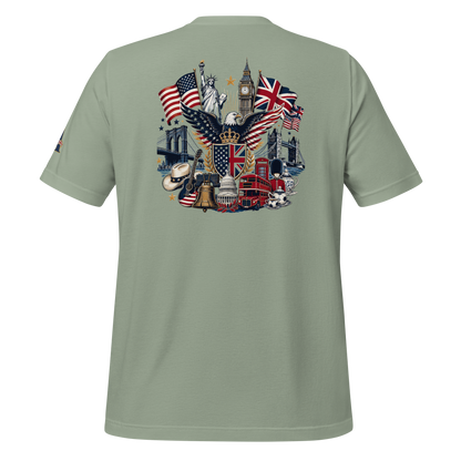 Proud-Americish & Collage Unisex T-shirt | Americish