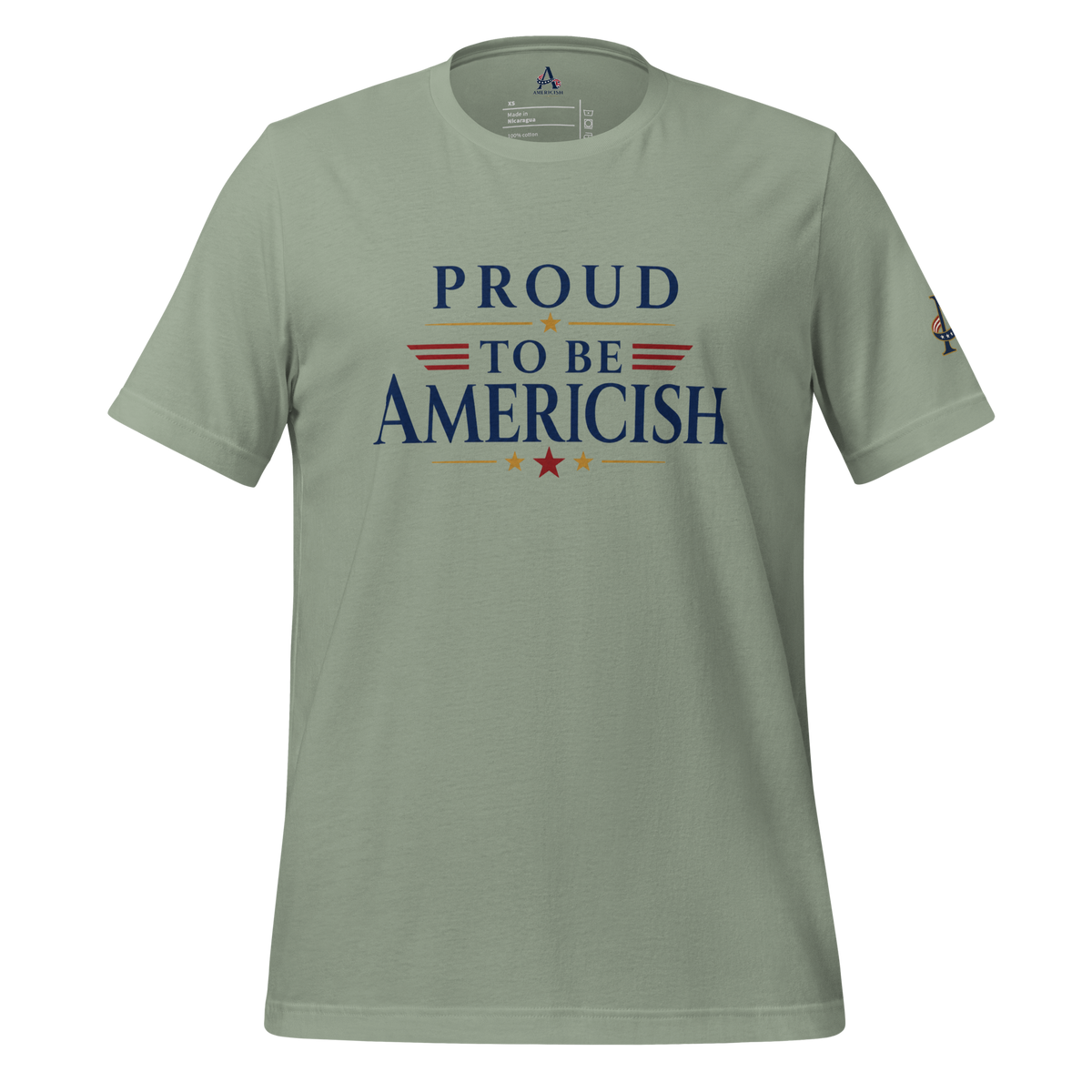 Proud-Americish & Collage Unisex T-shirt | Americish