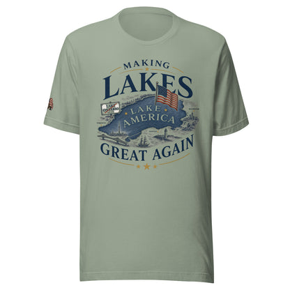 Making Lakes Great Again Map Unisex T-Shirt | Americish