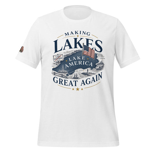 Making Lakes Great Again Map Unisex T-Shirt | Americish