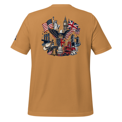 Proud-Americish & Collage Unisex T-shirt | Americish