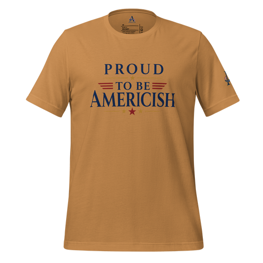 Proud-Americish & Collage Unisex T-shirt | Americish