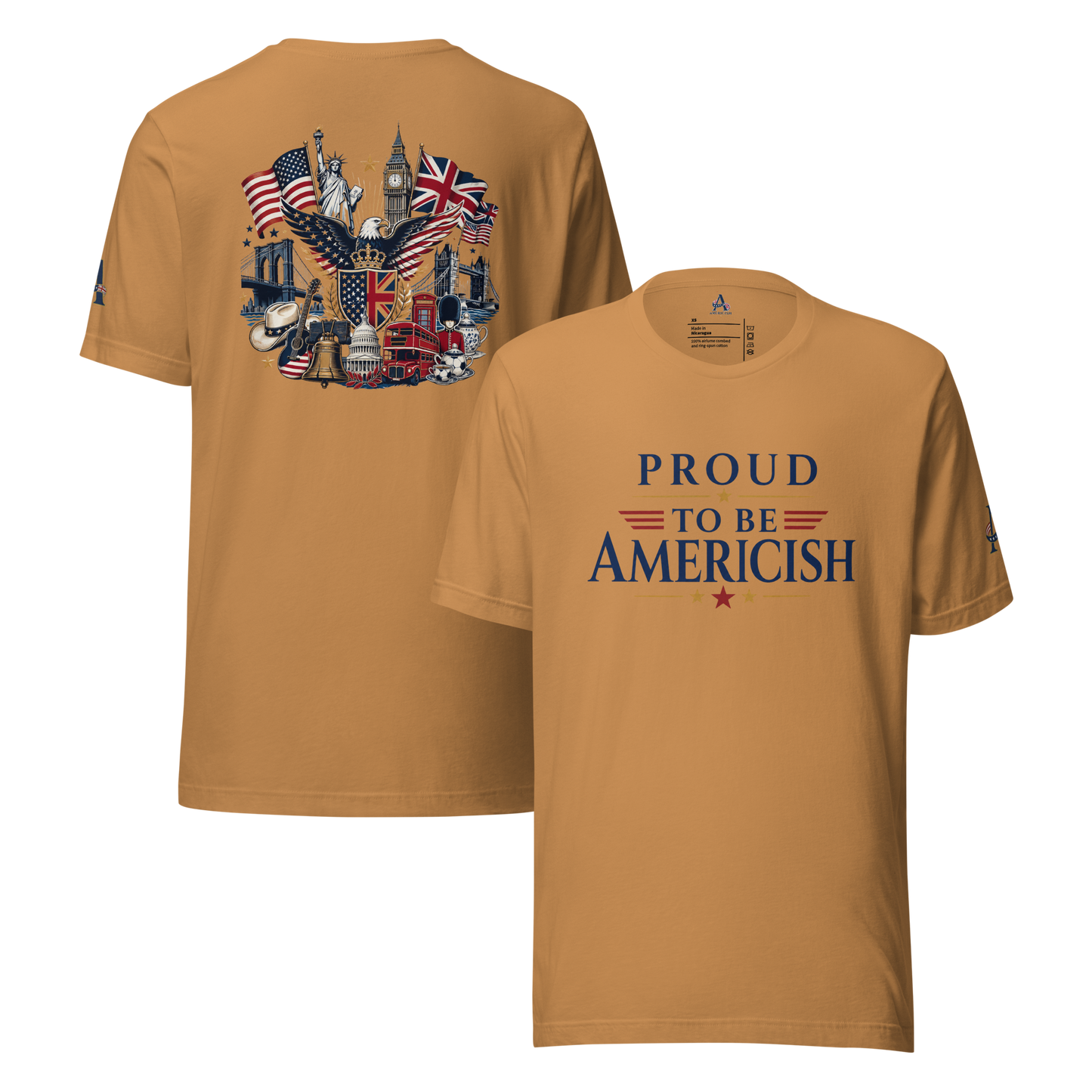 Proud-Americish & Collage Unisex T-shirt | Americish