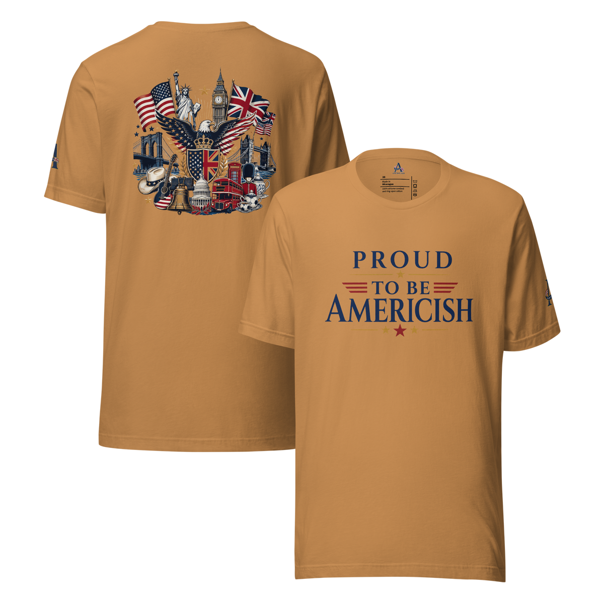 Proud-Americish & Collage Unisex T-shirt | Americish
