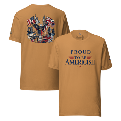 Proud-Americish & Collage Unisex T-shirt | Americish