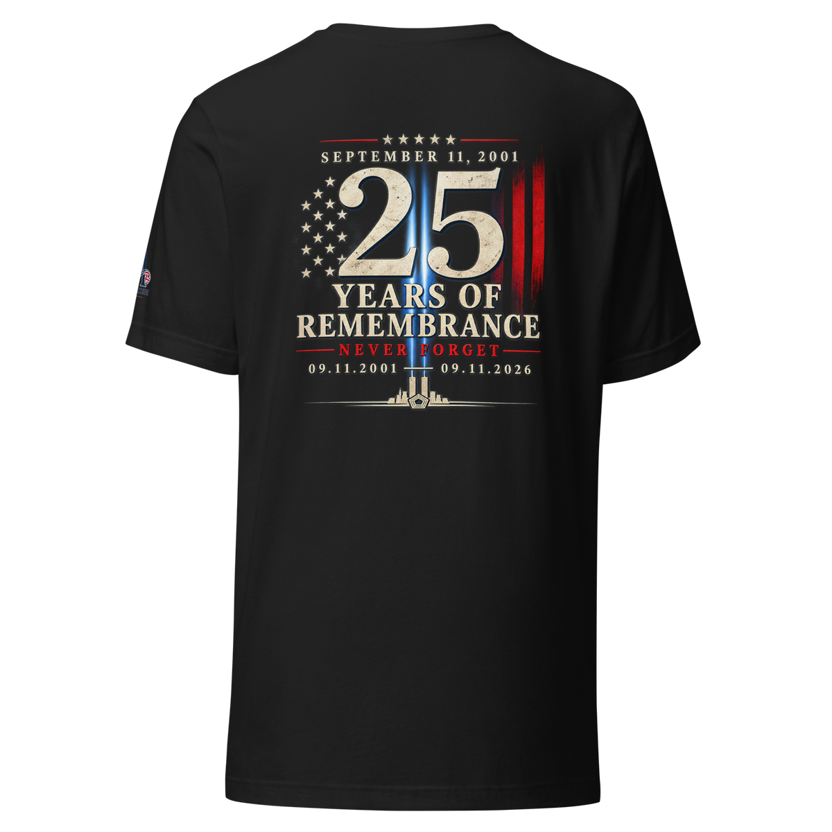 9/11-25 Yrs of Remembrance Unisex t-shirt | Americish