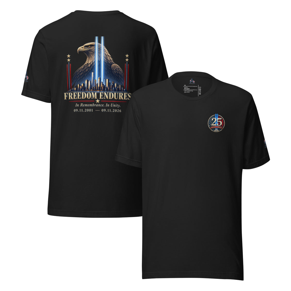 9/11 Freedom Endure Unisex t-shirt | Americish
