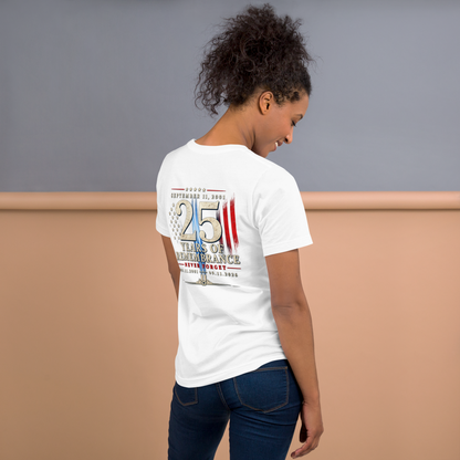 9/11-25 Yrs of Remembrance Unisex t-shirt | Americish