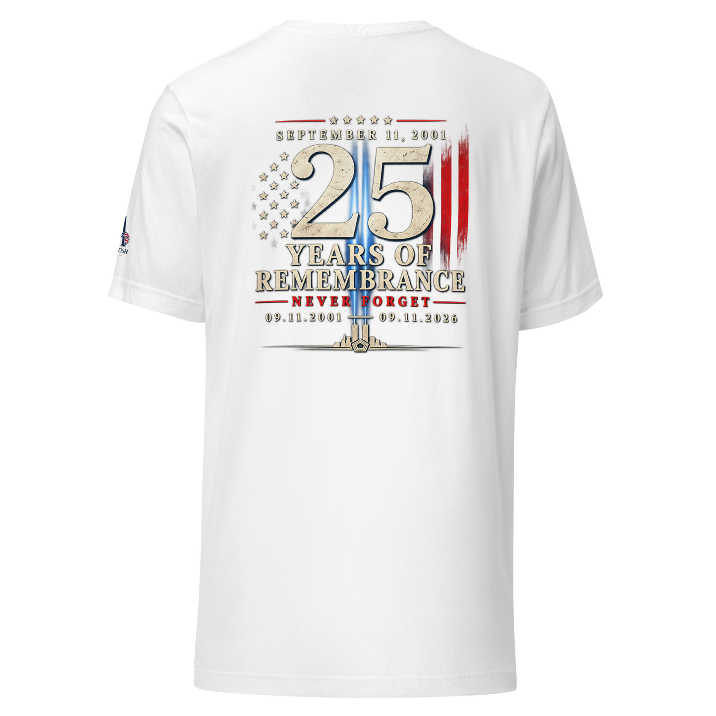 9/11-25 Yrs of Remembrance Unisex t-shirt | Americish