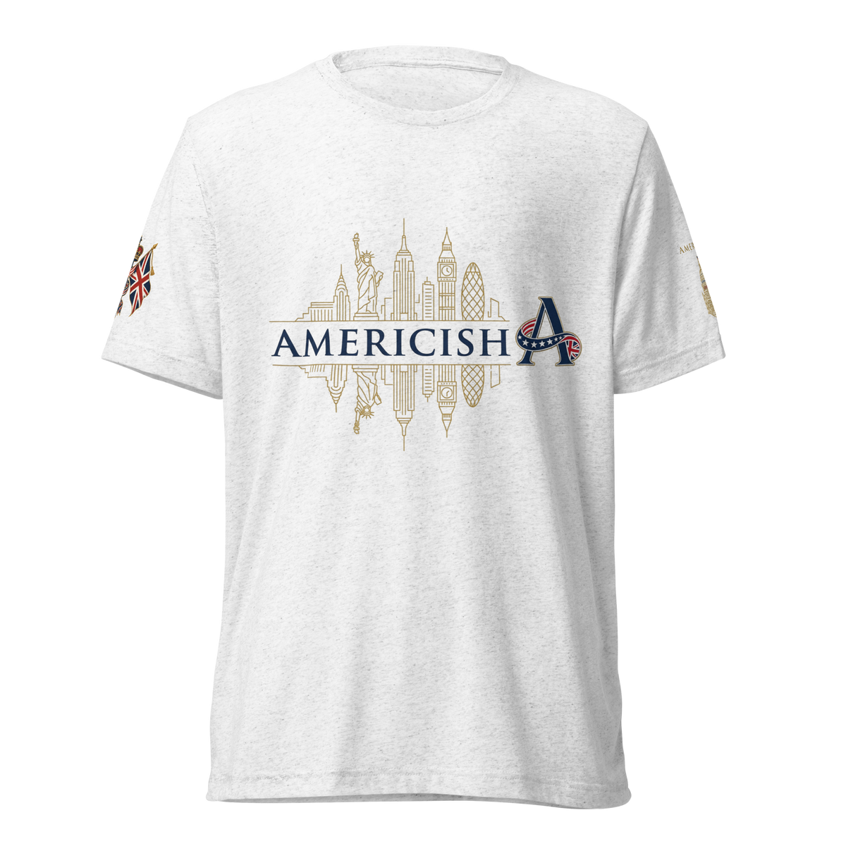 Americish Gold Skylines -Short sleeve t-shirt | Americish