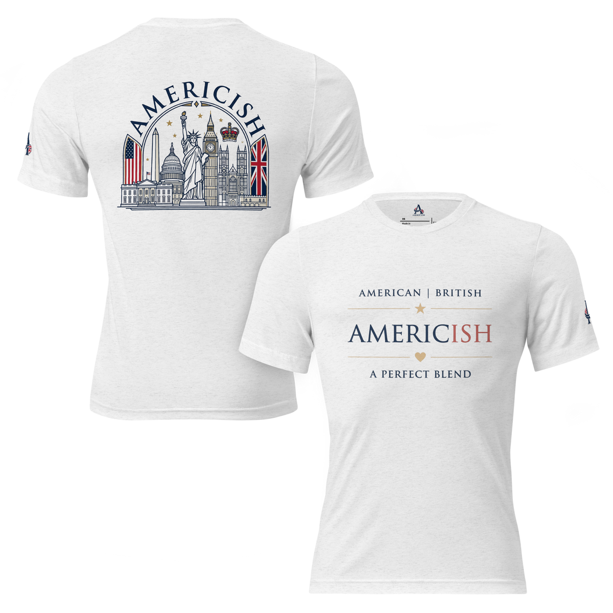 Americish Arched Syline Short sleeve T-Shirt | Americish