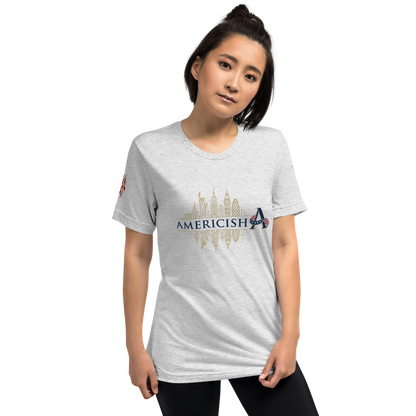 Americish Gold Skylines -Short sleeve t-shirt | Americish
