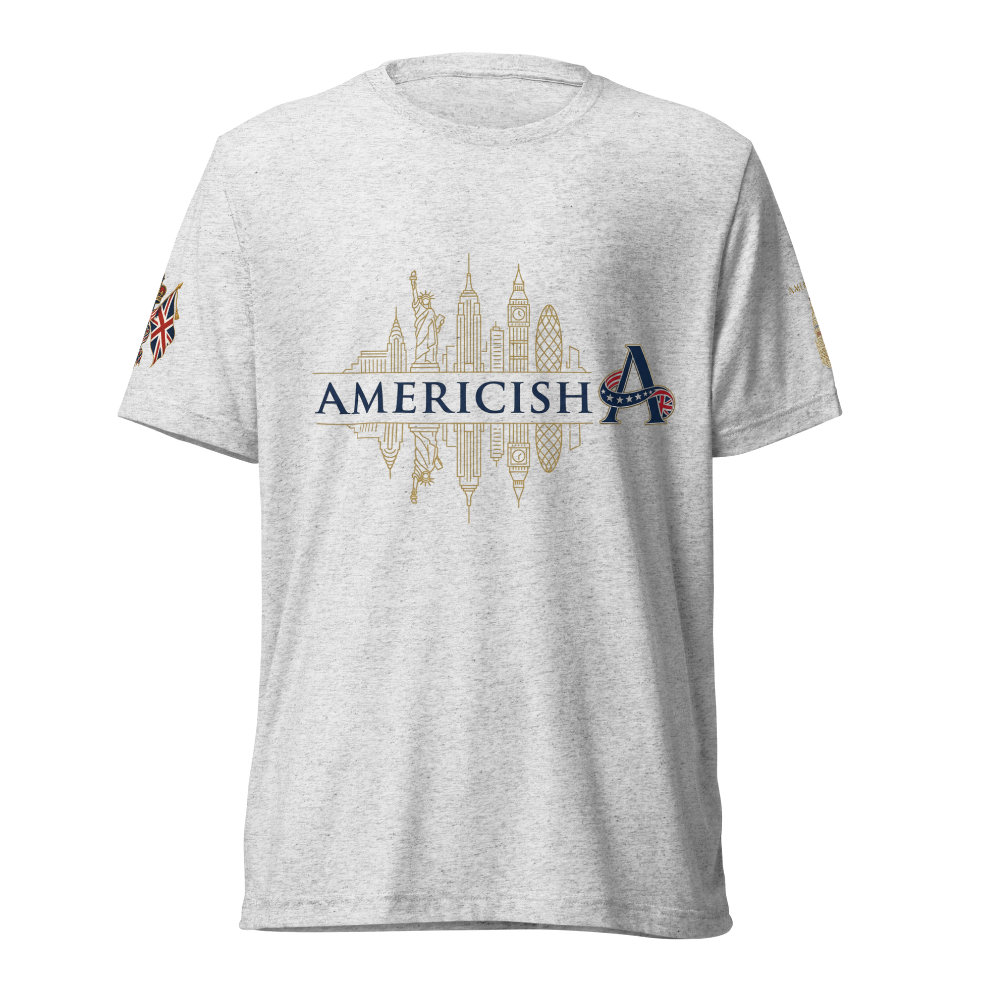 Americish Gold Skylines -Short sleeve t-shirt | Americish