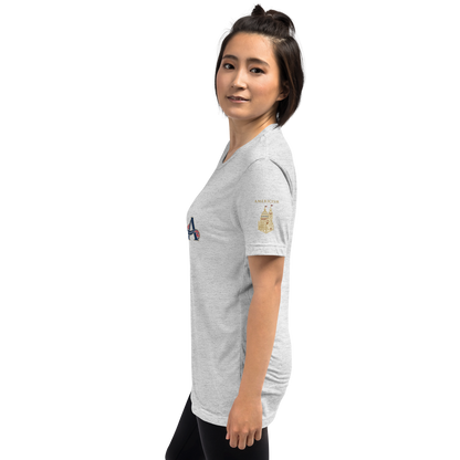 Americish Gold Skylines -Short sleeve t-shirt | Americish