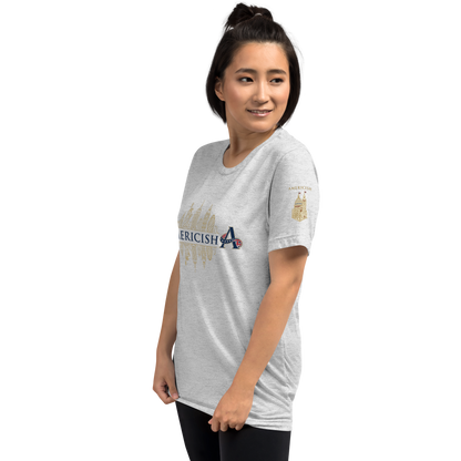 Americish Gold Skylines -Short sleeve t-shirt | Americish