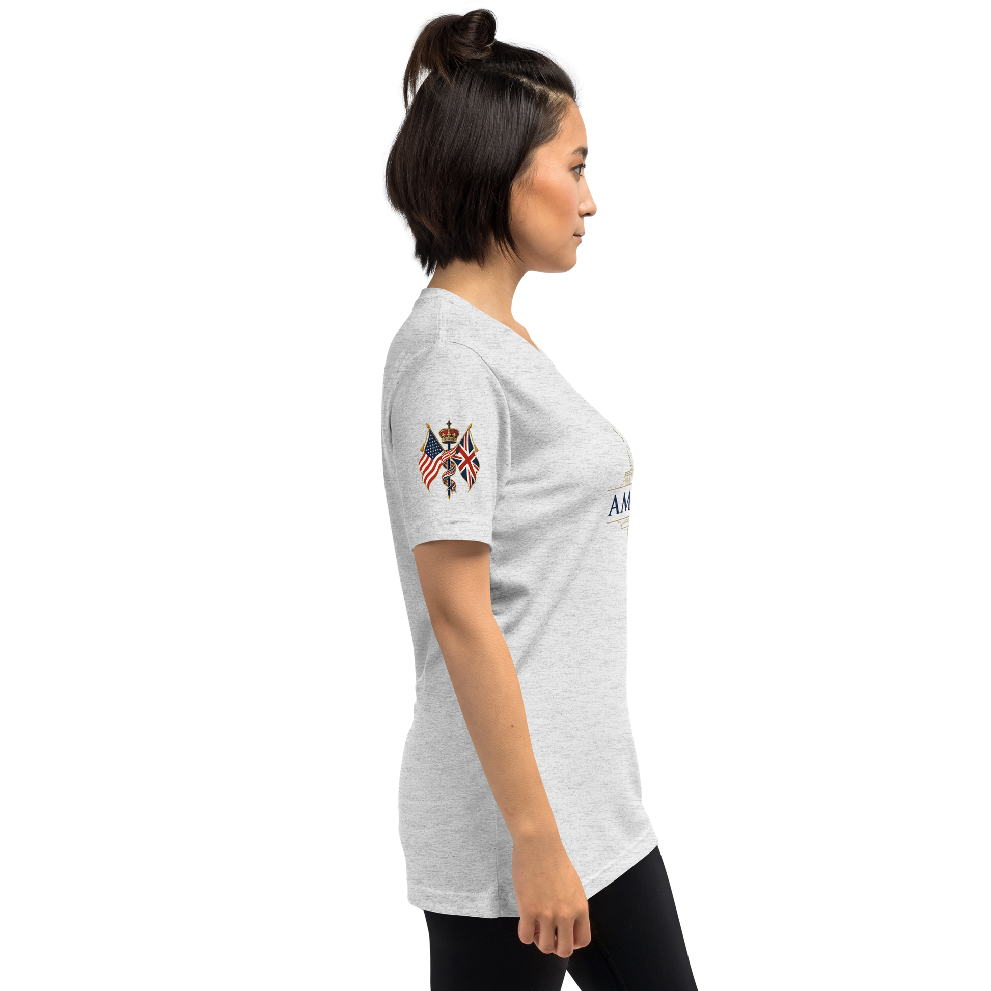 Americish Gold Skylines -Short sleeve t-shirt | Americish