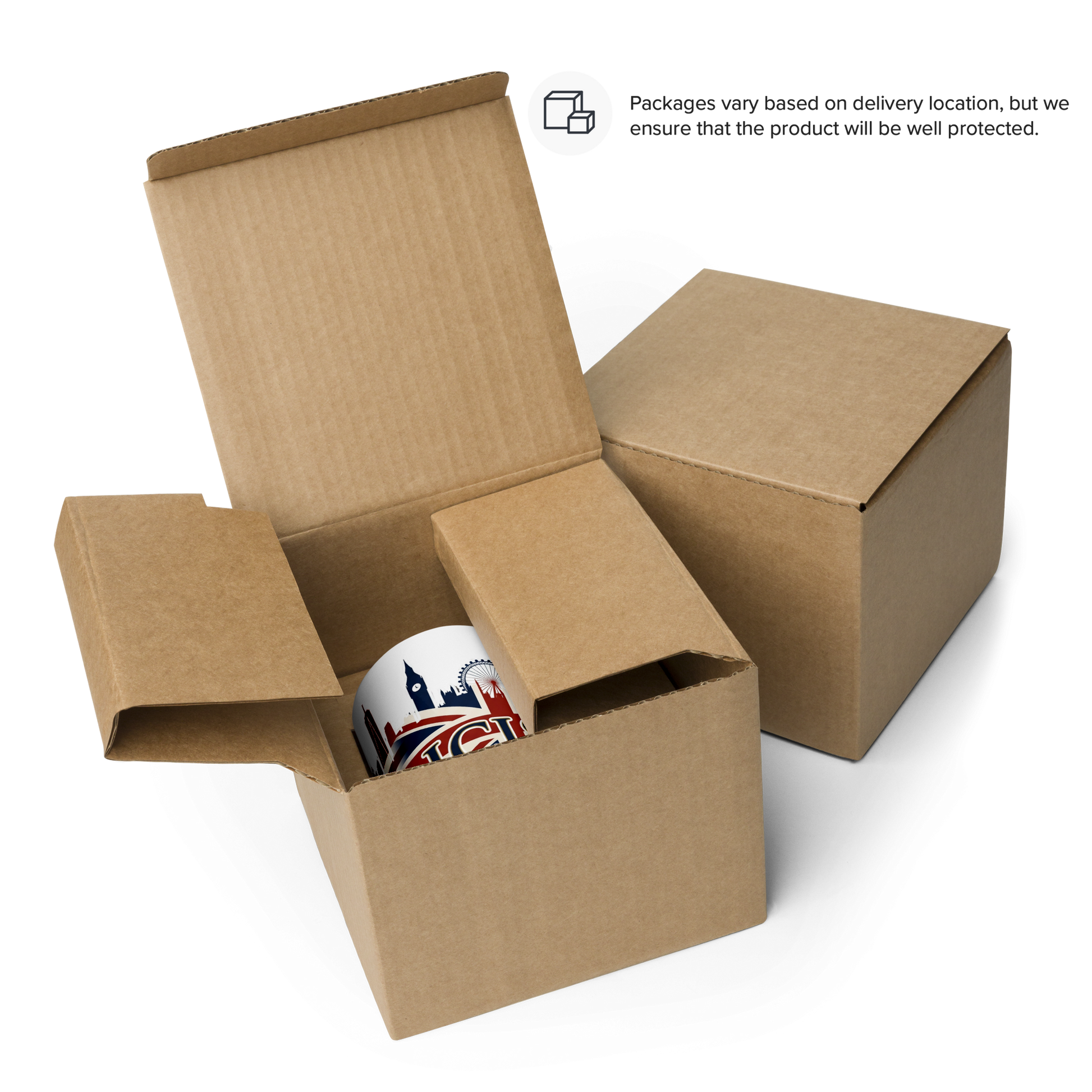 Americish Skylines Patriotic Mug w/ Navy Blue Inside | Americish